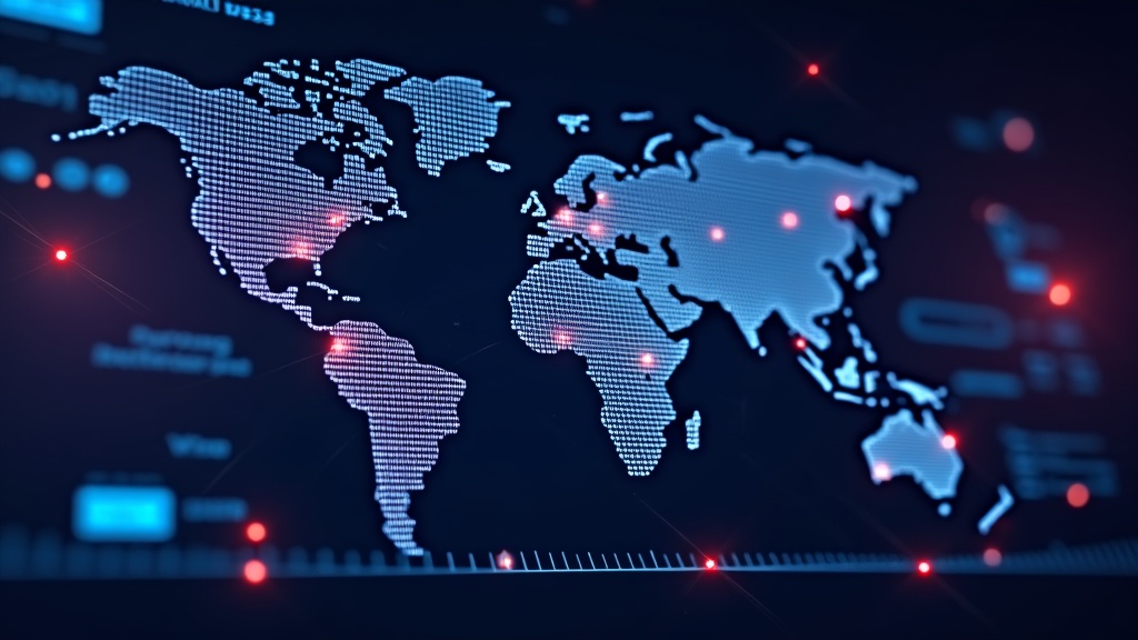AI in marketing automation - digital dashboard with analytics and charts